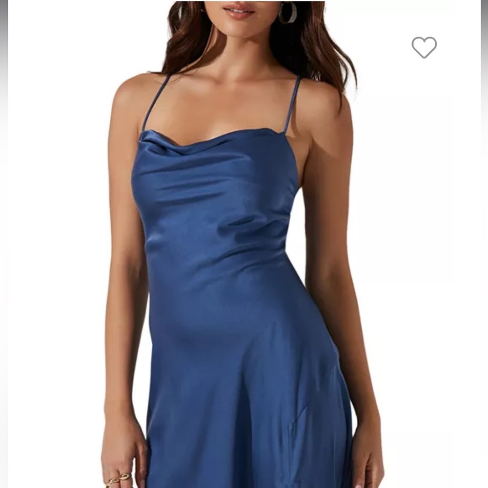 ASTR The Label Gaia Dress in Denim